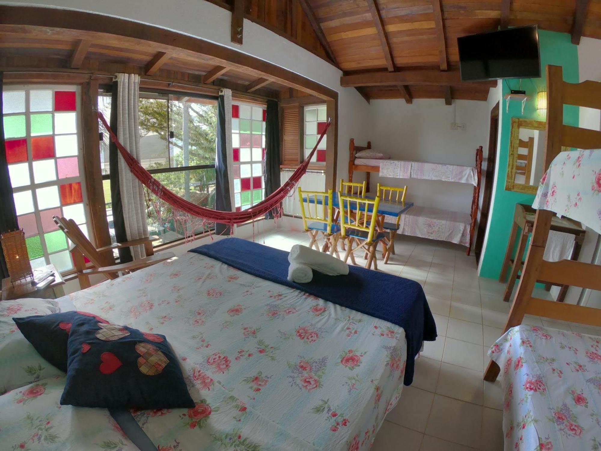 Pousada Canoa Azul Na Praia Da Ferrugem Garopaba Room photo
